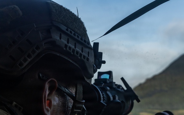 U.S. Marines with 12th LCT Conduct a Crew-Served Weapons Range