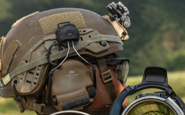 U.S. Marines with 12th LCT Conduct a Crew-Served Weapons Range