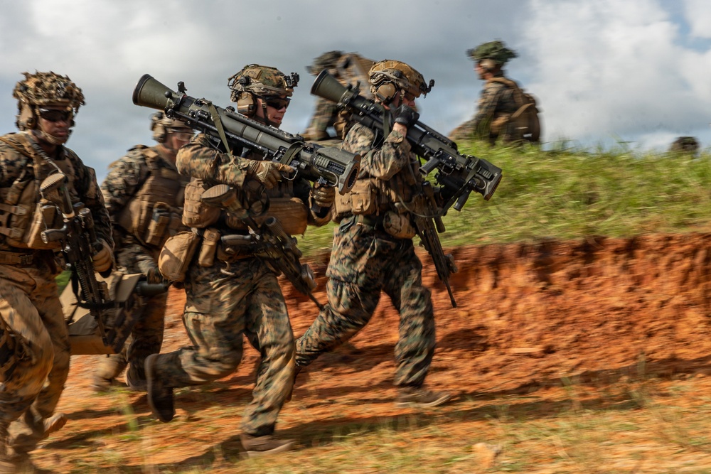 U.S. Marines with 12th LCT Conduct a Crew-Served Weapons Range