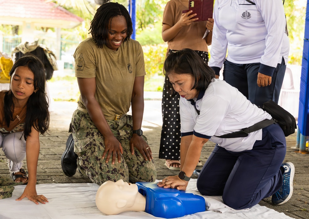 Pacific Partnership 2026 holds fair in Sibolga, Indonesia