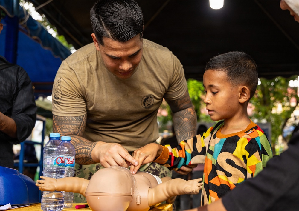 Pacific Partnership 2026 holds fair in Sibolga, Indonesia