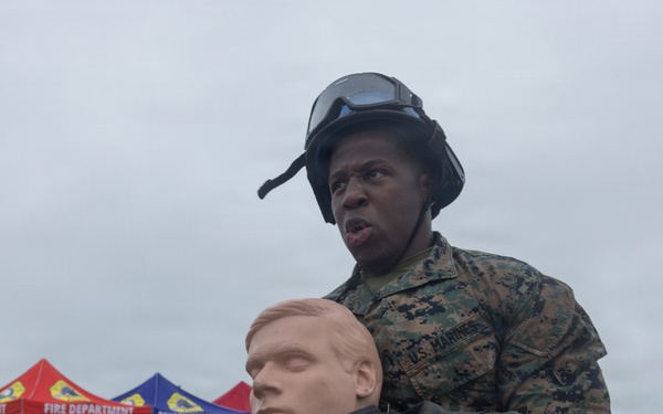 Camp Blaz firefighter challenge
