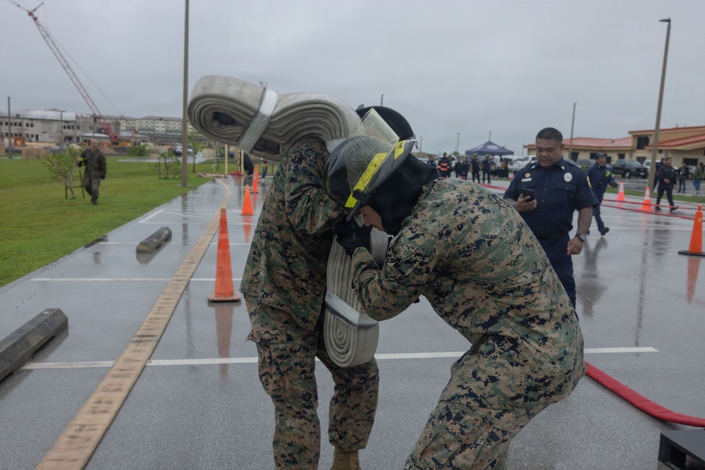 Camp Blaz firefighter challenge