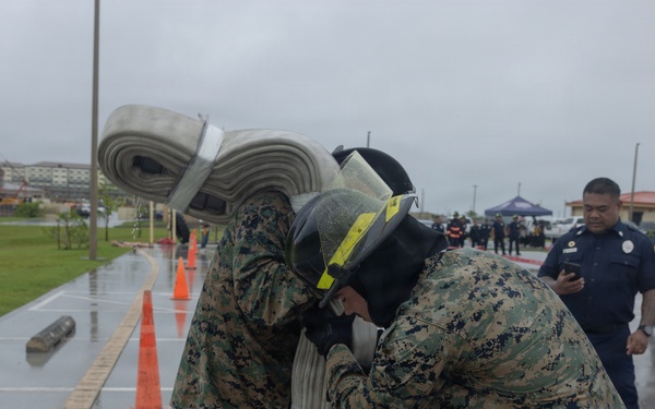 Camp Blaz firefighter challenge