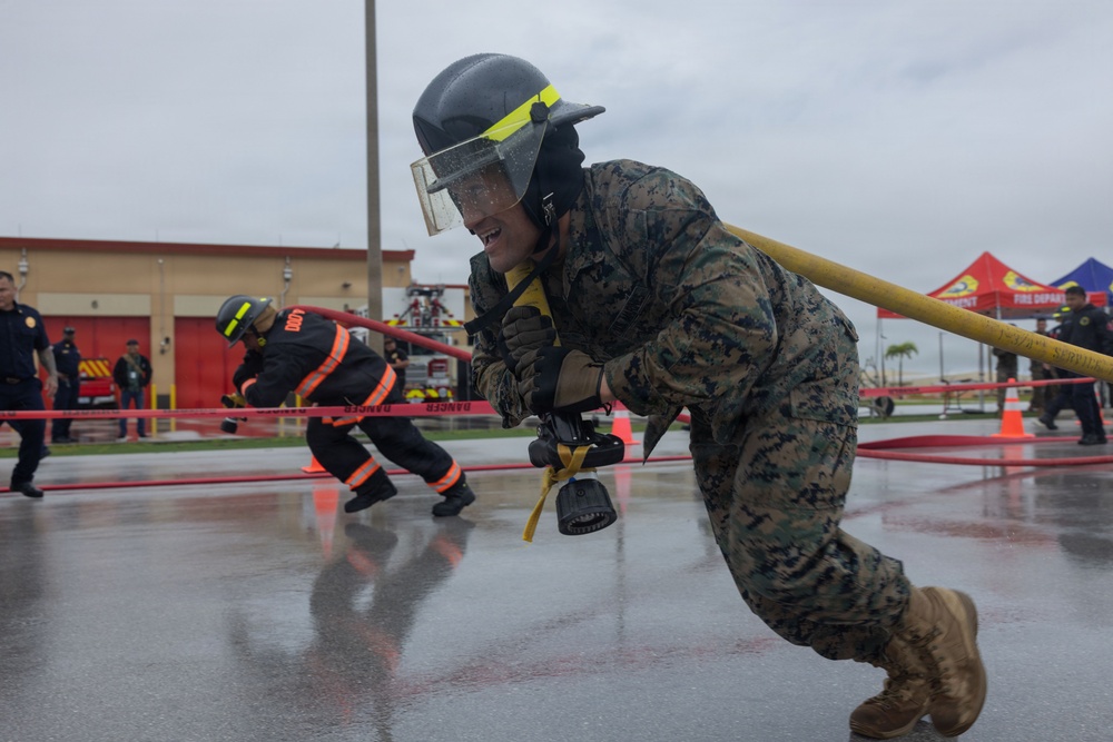 Camp Blaz firefighter challenge