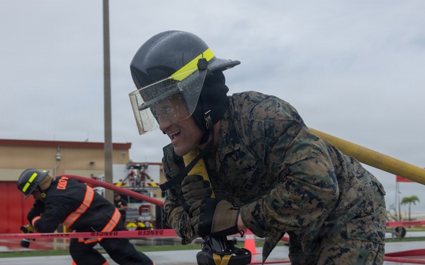 Camp Blaz firefighter challenge
