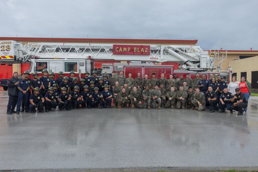 Camp Blaz firefighter challenge