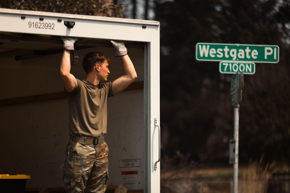 Washington National Guard supports Red Cross in Spokane