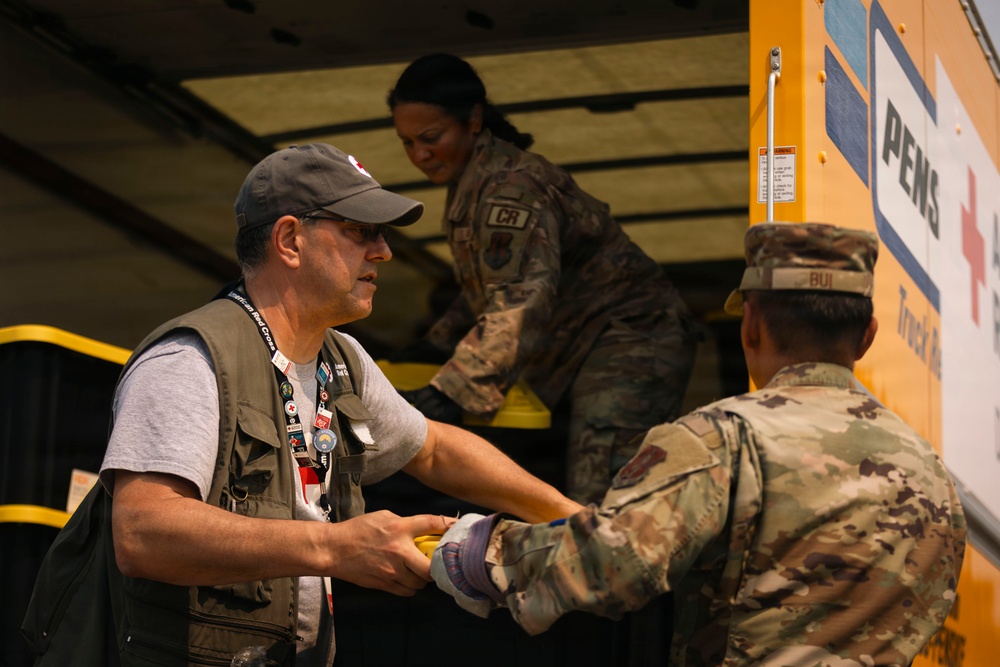 Washington National Guard supports Red Cross in Spokane