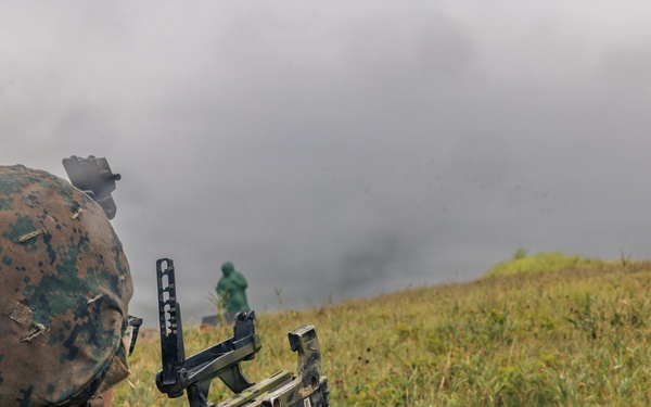 U.S. Marines with 12th LCT Conduct Fire Team Attack Drills