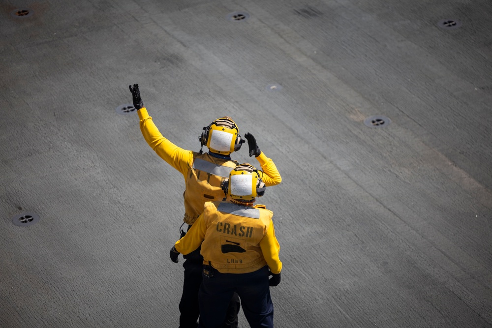 13th MEU | VMFA-211 Conducts Carrier Qualifications Aboard USS Makin Island