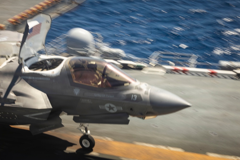 13th MEU | VMFA-211 Conducts Carrier Qualifications Aboard USS Makin Island