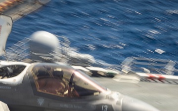 13th MEU | VMFA-211 Conducts Carrier Qualifications Aboard USS Makin Island
