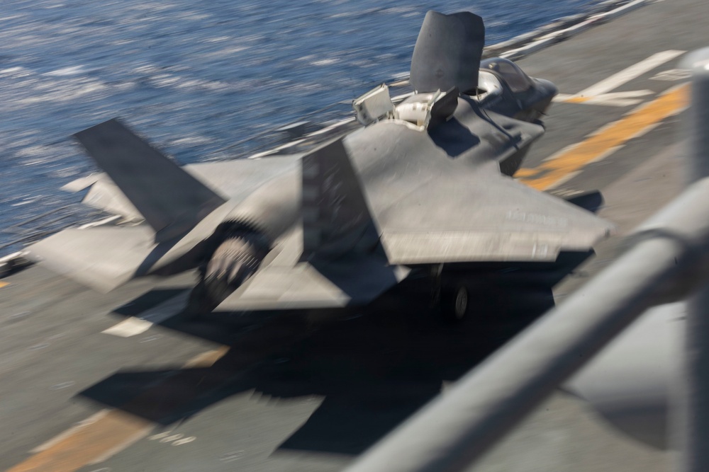 13th MEU | VMFA-211 Conducts Carrier Qualifications Aboard USS Makin Island