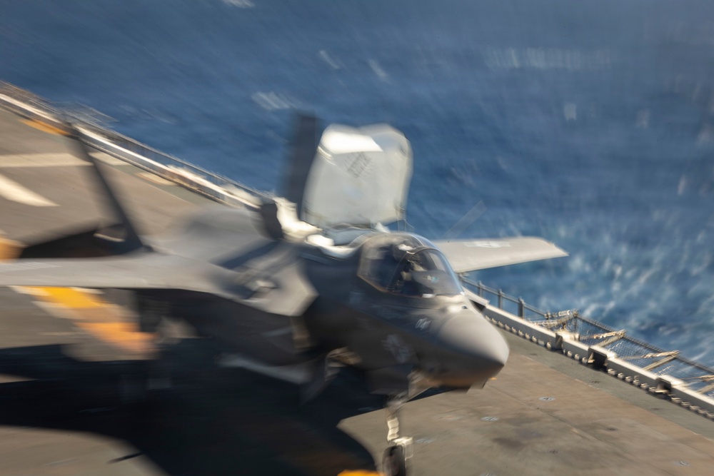 13th MEU | VMFA-211 Conducts Carrier Qualifications Aboard USS Makin Island