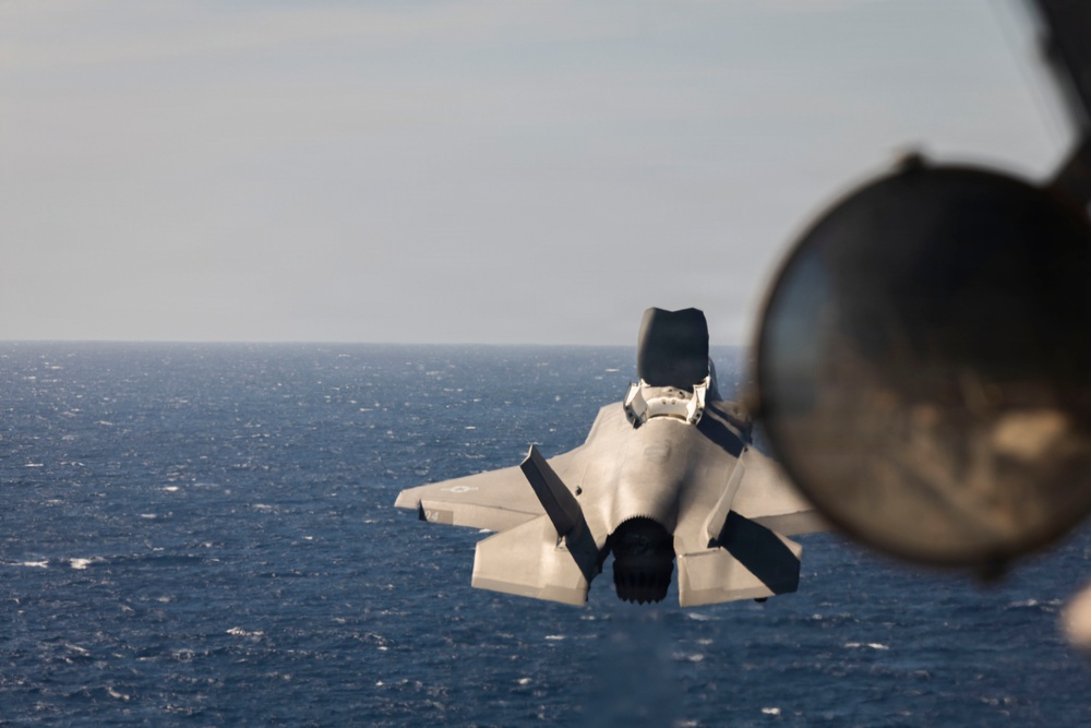 13th MEU | VMFA-211 Conducts Carrier Qualifications Aboard USS Makin Island