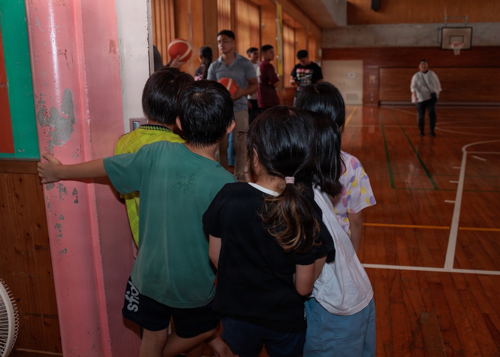 U.S. Marines Visit Local Youth Center