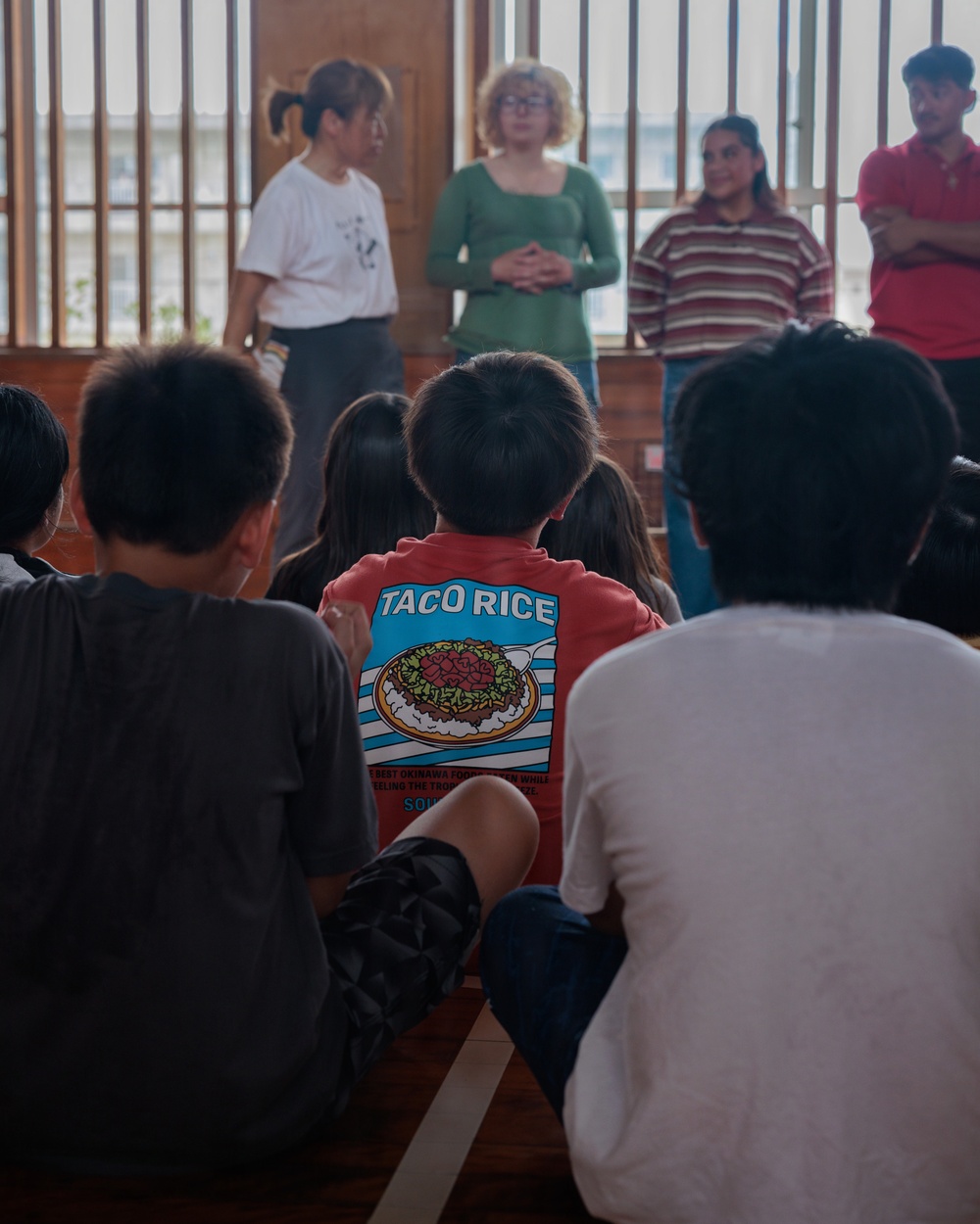 U.S. Marines Visit Local Youth Center