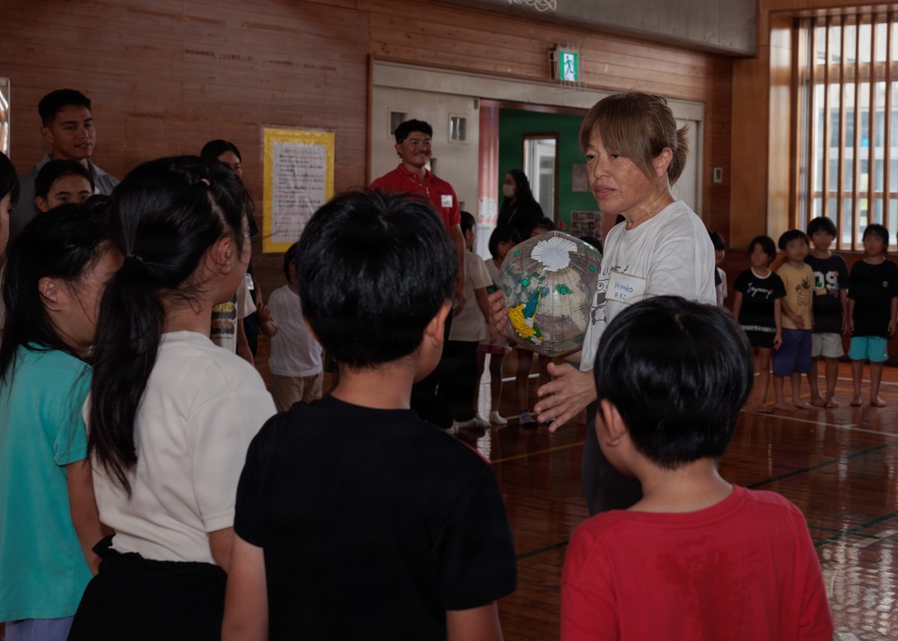 U.S. Marines Visit Local Youth Center