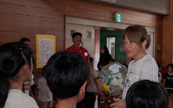U.S. Marines Visit Local Youth Center