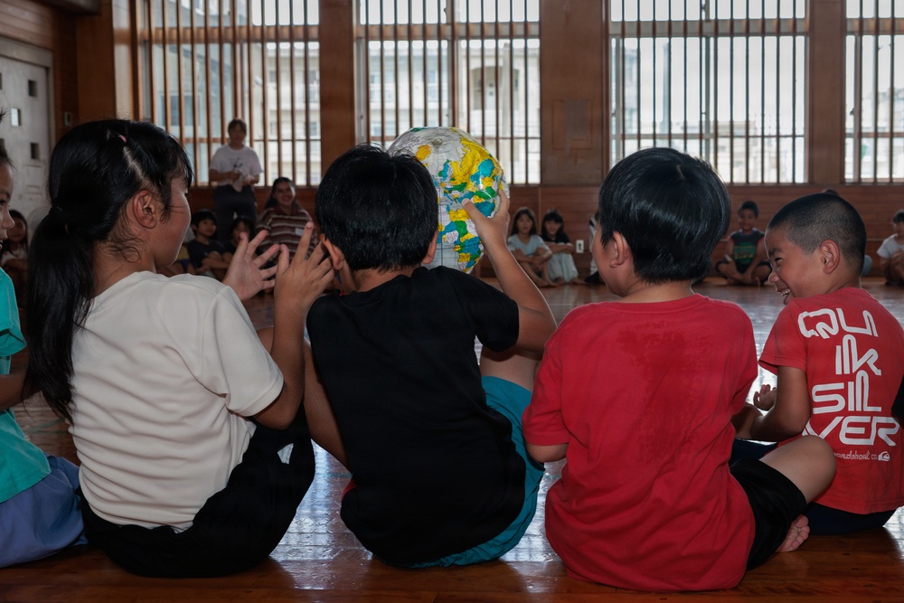 U.S. Marines Visit Local Youth Center