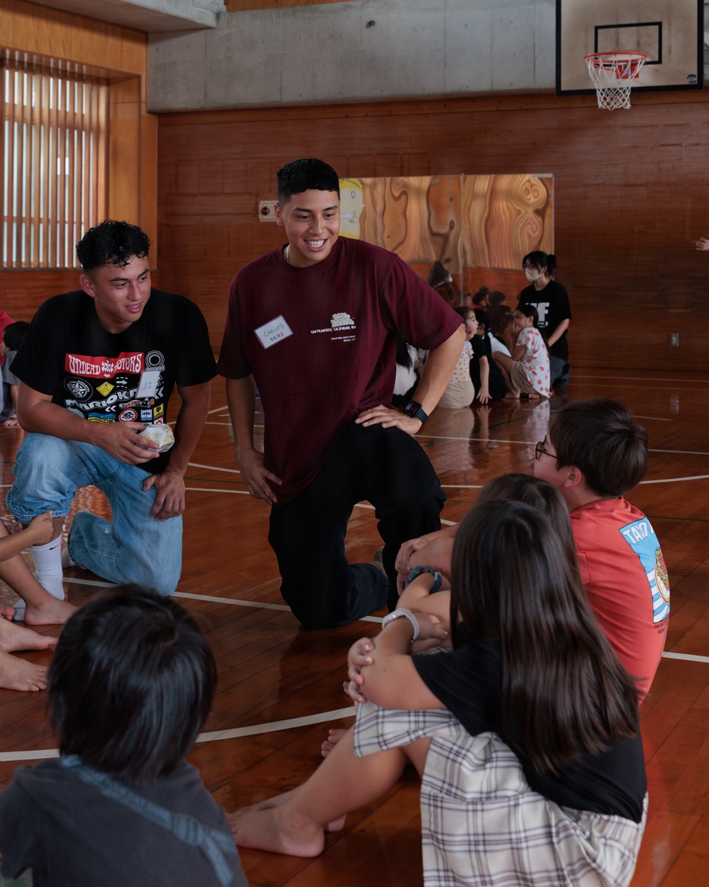 U.S. Marines Visit Local Youth Center