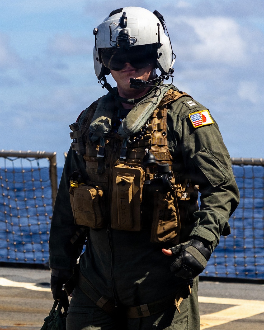 Rafael Peralta Conducts Flight Operations