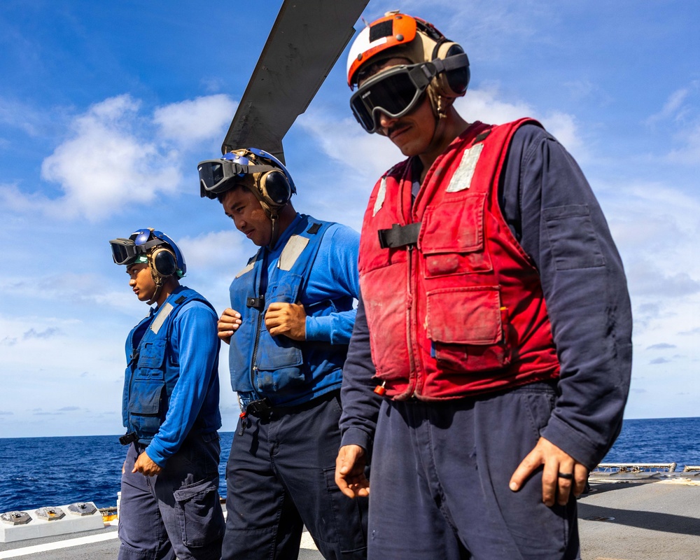 Rafael Peralta Conducts Flight Operations