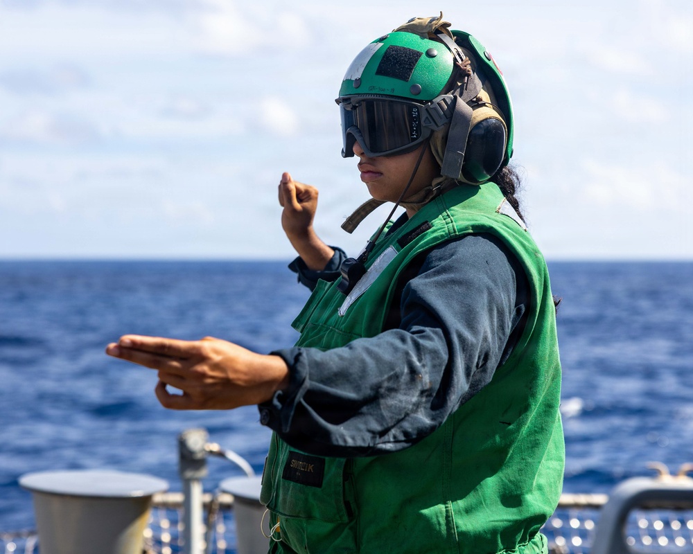 Rafael Peralta Conducts Flight Operations