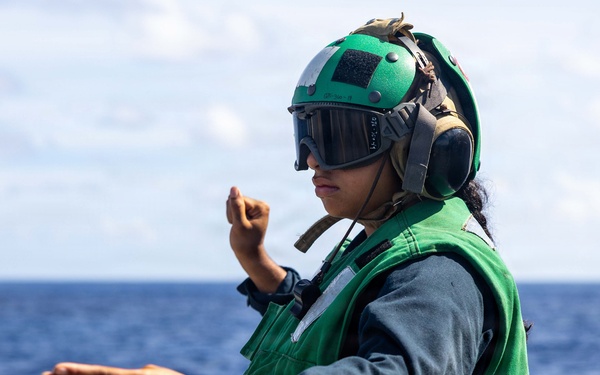 Rafael Peralta Conducts Flight Operations