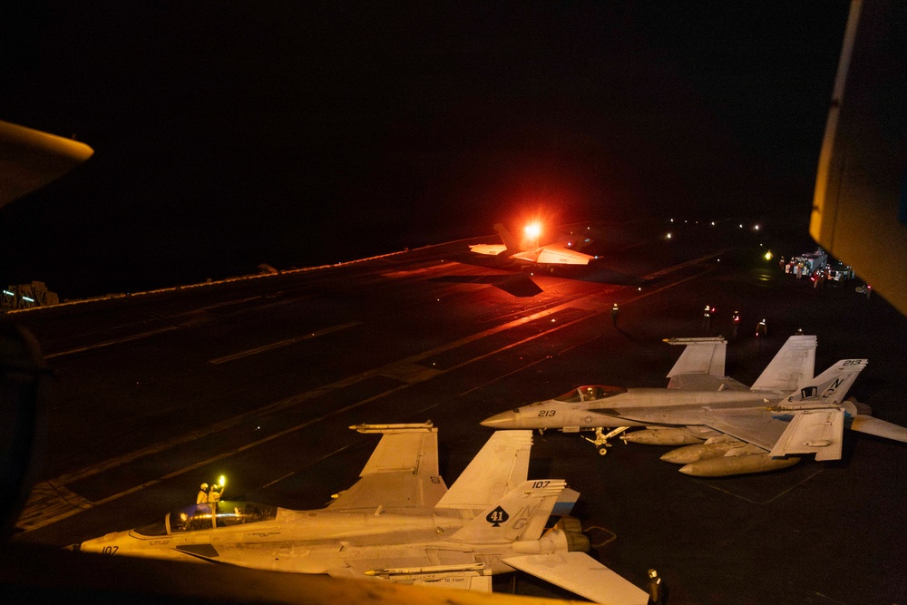 Abraham Lincoln Conducts Flight Operations