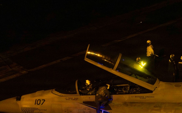 Abraham Lincoln Conducts Flight Operations