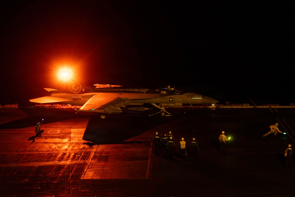 Abraham Lincoln Conducts Flight Operations