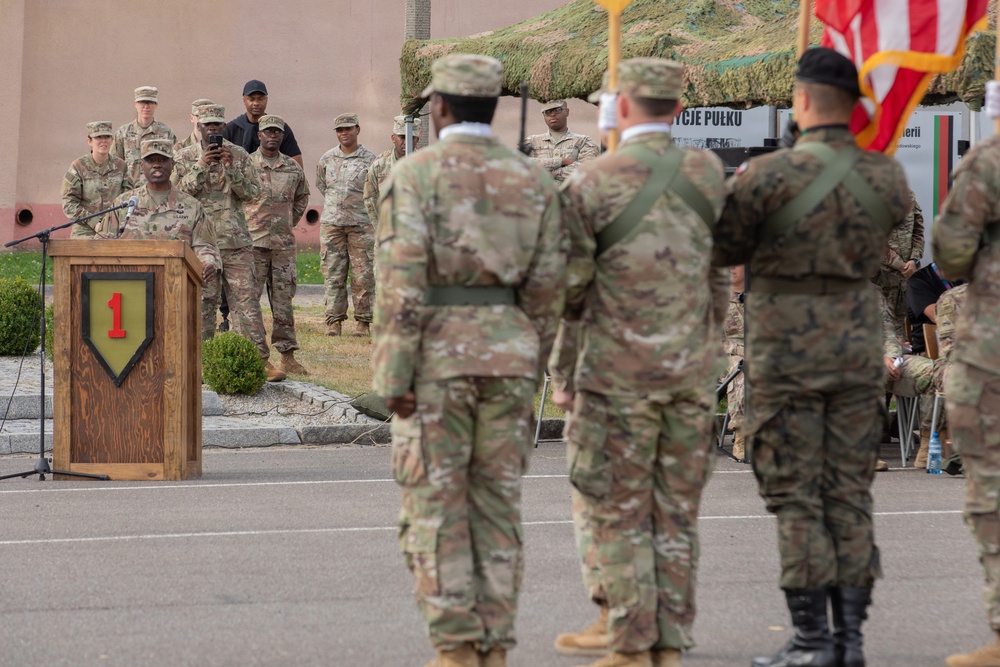 1st Infantry Division HHBn Cor Aug. 19, 2026