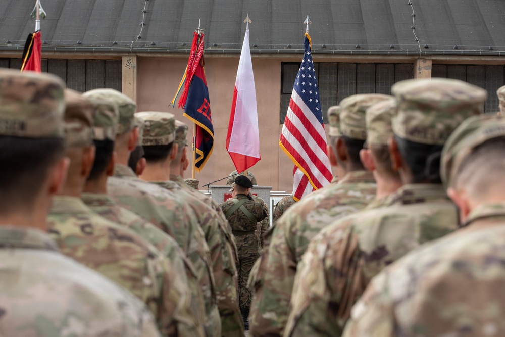 1st Infantry Division HHBn Cor Aug. 19, 2026