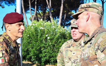 Incoming SETAF-AF Commander Visits Camp Darby