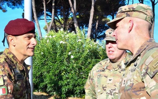 Incoming SETAF-AF Commander Visits Camp Darby