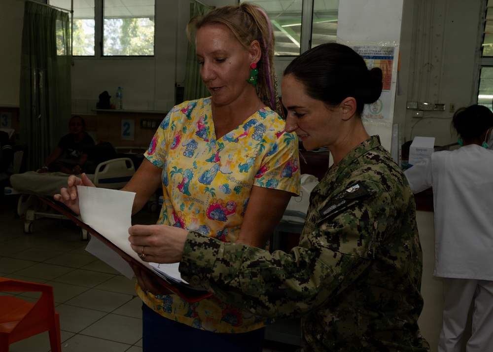 Pacific Partnership 2026 medical professionals visit Hospital Nacional Guido Valadres in Timor-Leste