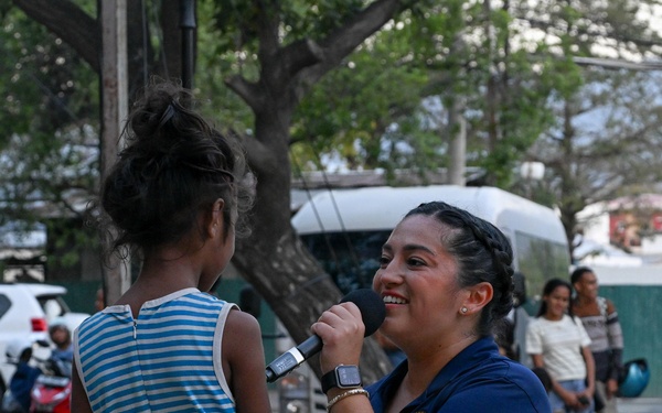 Pacific Partnership Band holds concert at Avenida Marginal waterfront in Dili, Timor-Leste