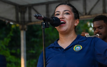 Pacific Partnership Band holds concert at Avenida Marginal waterfront in Dili, Timor-Leste