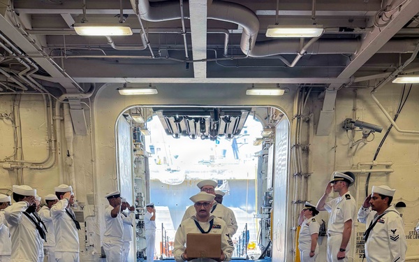 USS Arlington (LPD 24)Dignified Transfer Aboard USS Arlington (LPD 24)