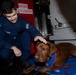 Abraham Lincoln Therapy Dog Visits Delbert D. Black