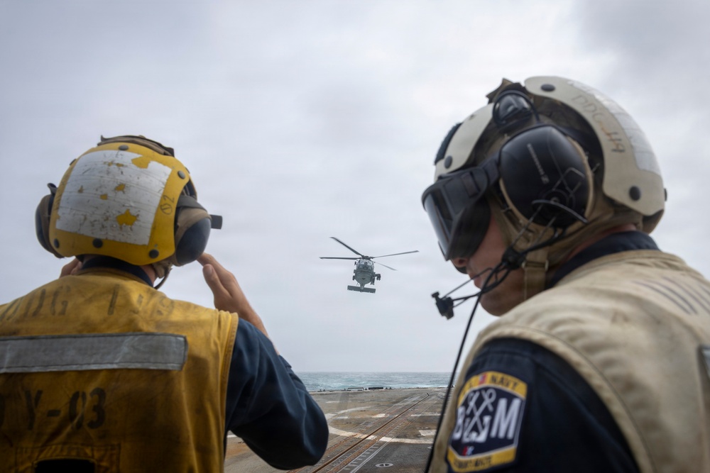 Delbert D. Black Conducts Flight Operations