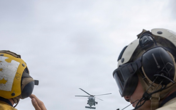 Delbert D. Black Conducts Flight Operations