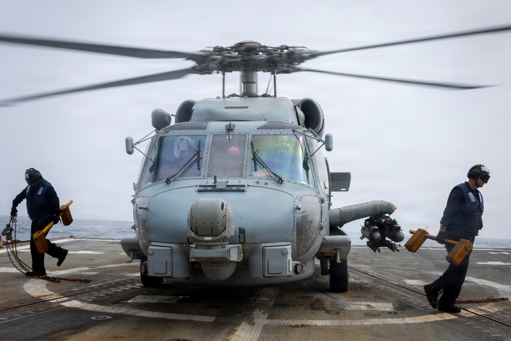 Delbert D. Black Conducts Flight Operations