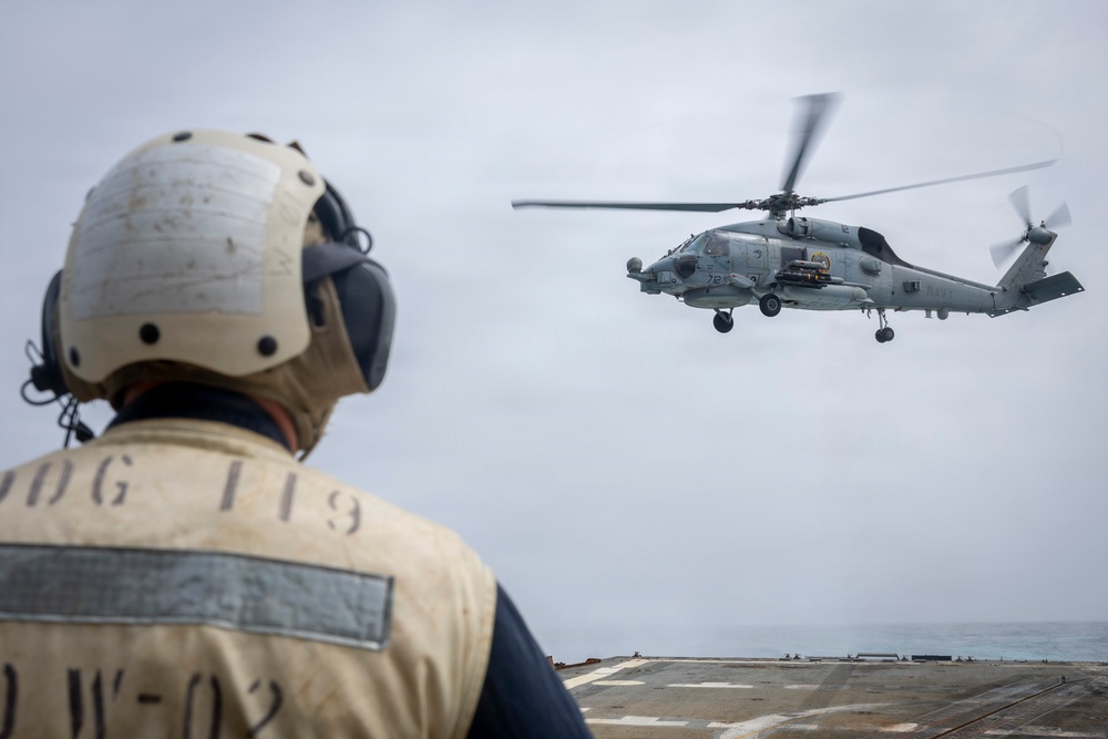 Delbert D. Black Conducts Flight Operations
