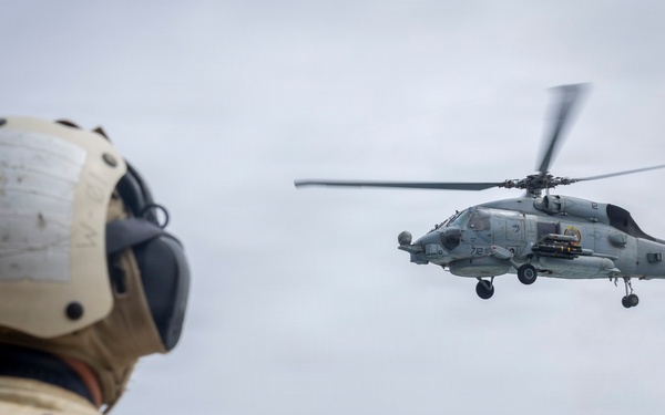 Delbert D. Black Conducts Flight Operations