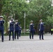 U.S. Coast Guard Ceremonial Honor Guard performs at the National September 11 Memorial