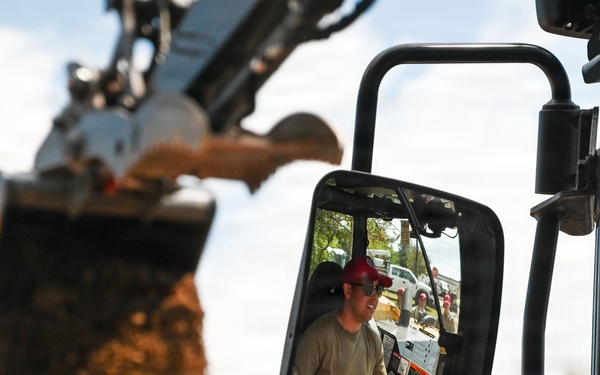RED HORSE Airman gains hands-on equipment experience