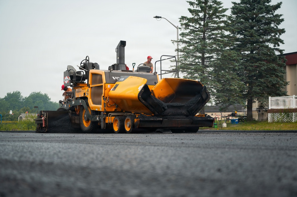 RED HORSE Airmen pave the way at Tobyhanna